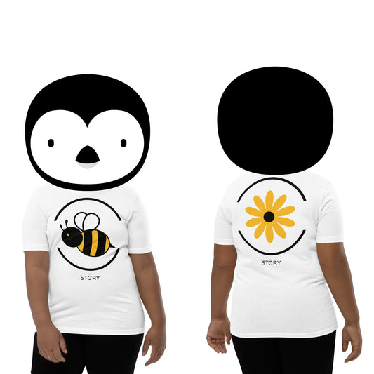 Bee & Flower Kids/Teen T-Shirt