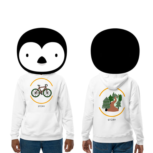 Bicycle & Open Roads Unisex Organic Cotton Eco Hoodie