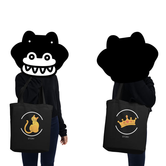 Cat & Crown Eco Tote Bag