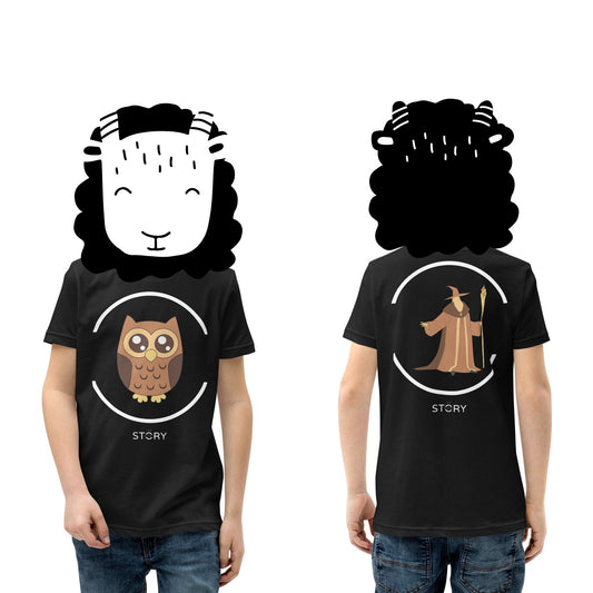 Owl & Wizard Unisex Kids/Teen T-Shirt