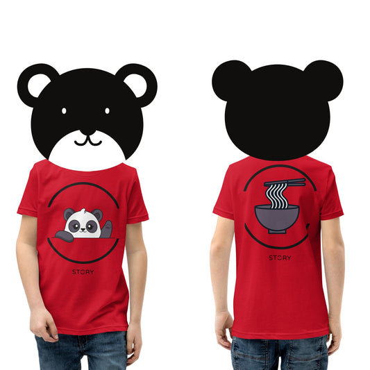 Panda & Ramen Kids/Teen T-Shirt