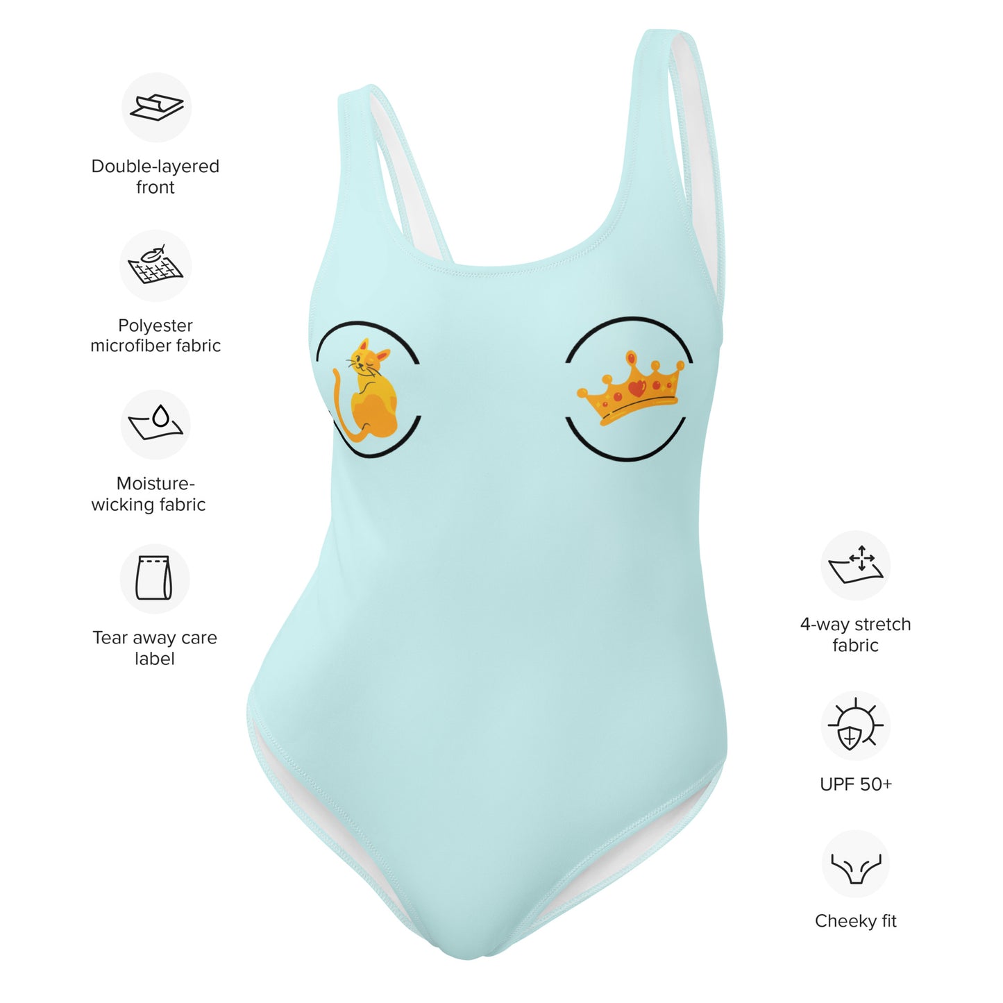 Cat & Crown One-Piece Swimsuit