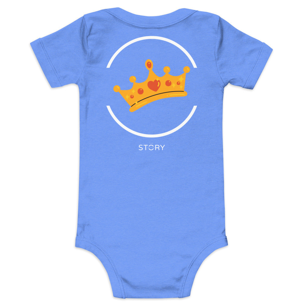 Cat & Crown - Baby short sleeve one piece