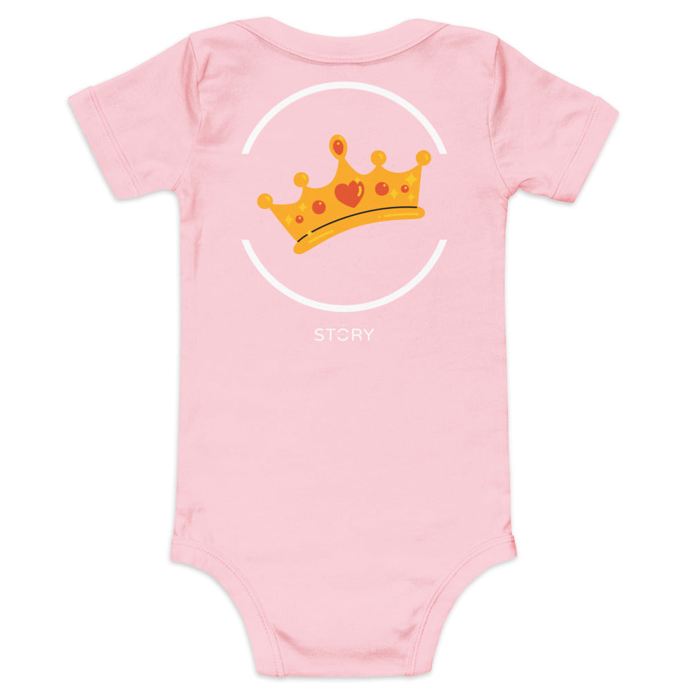 Cat & Crown - Baby short sleeve one piece