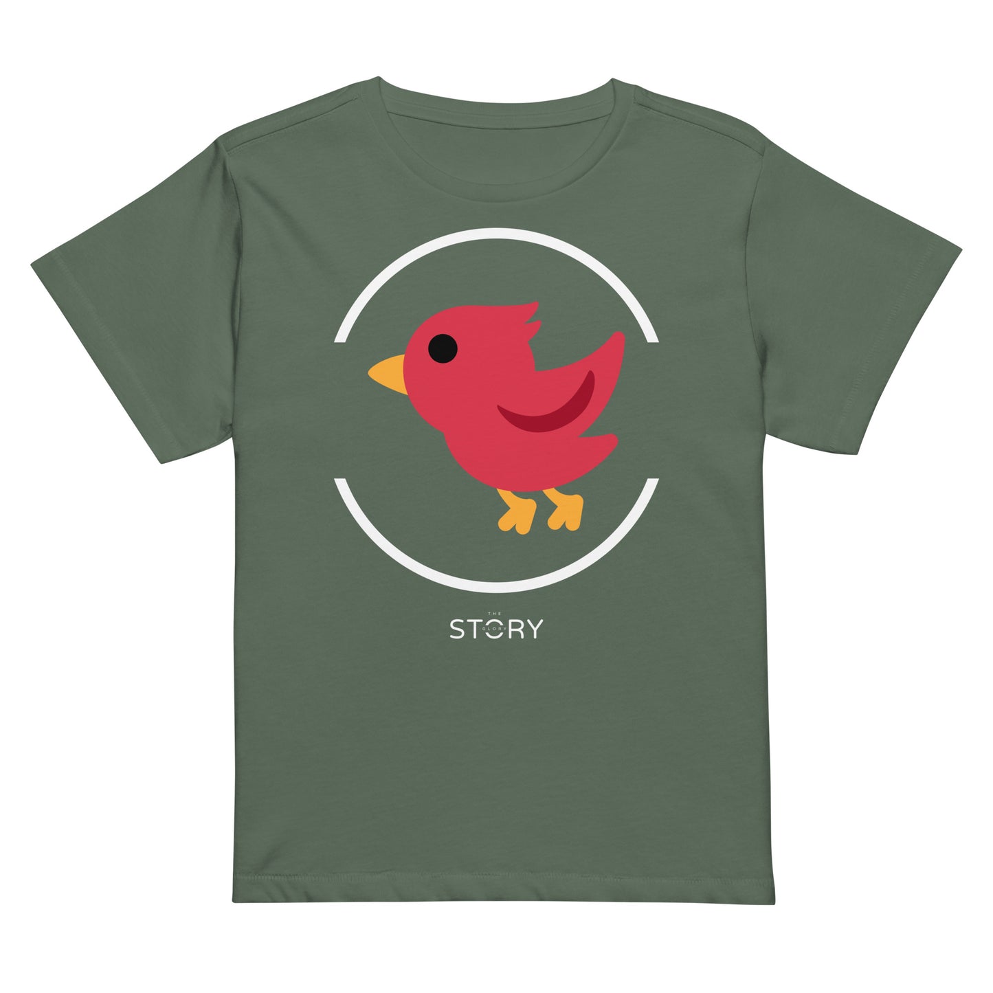 Bird & Open Cage Women’s High-Waisted T-Shirt
