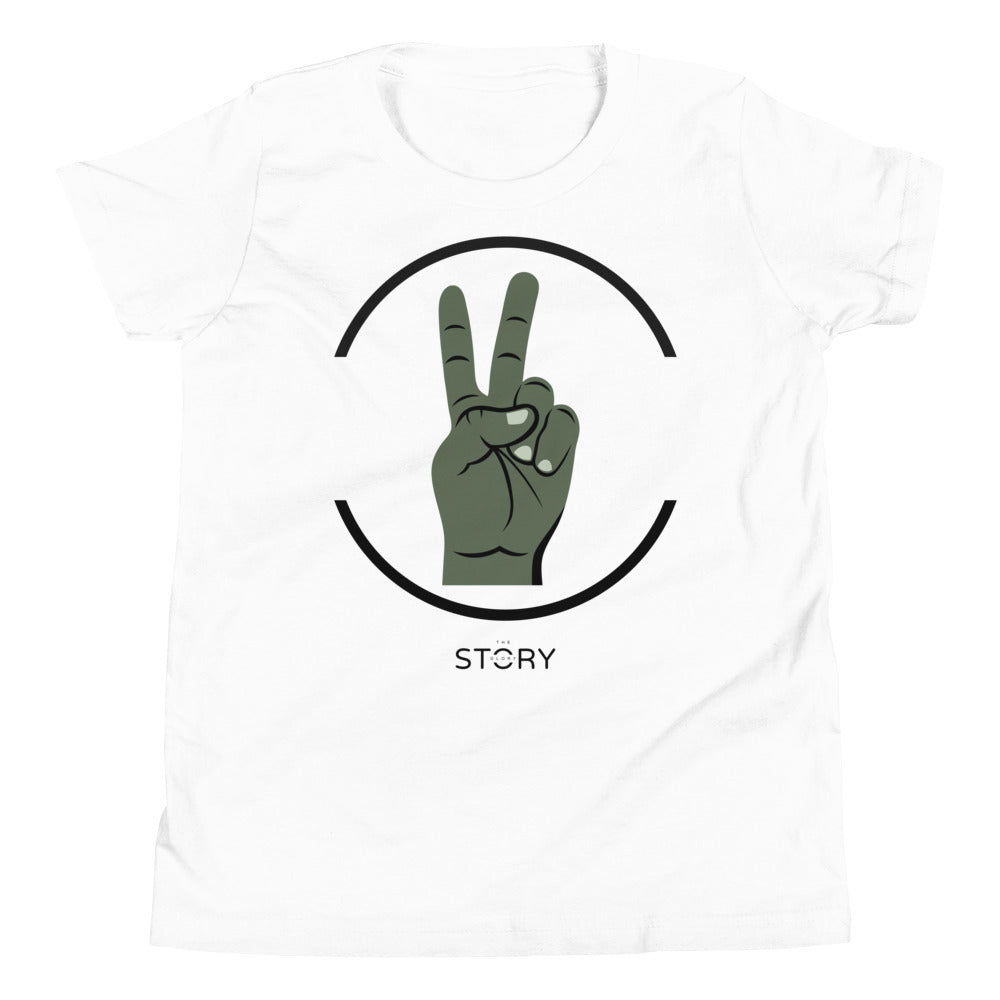 Peace & War Tank Kids/Teen T-Shirt