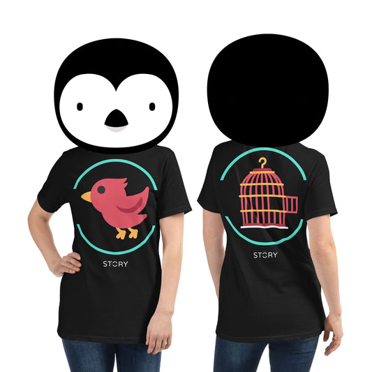 Bird & Open Cages Unisex Organic Cotton T-Shirt