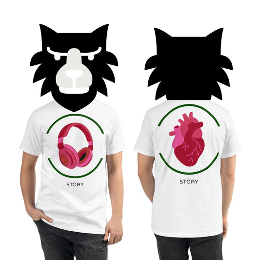 Music & Heart Unisex Organic Cotton T-Shirt