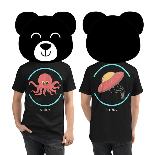 Octopus & UFO Unisex Organic Cotton T-Shirt