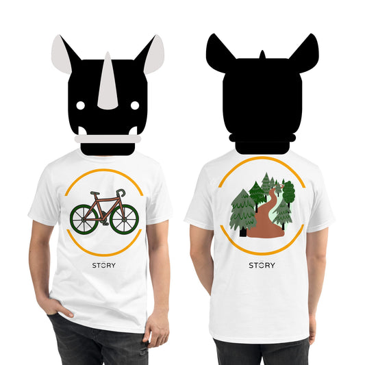 Bicycle & Open Roads Unisex Organic Cotton T-Shirt